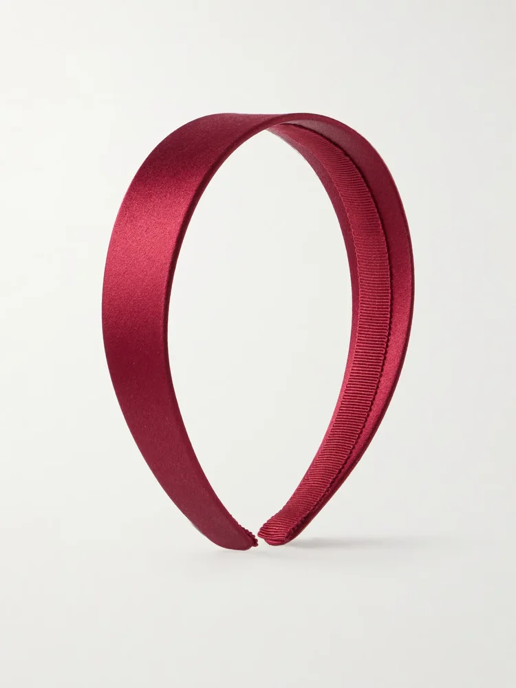 Tori silk-satin headband