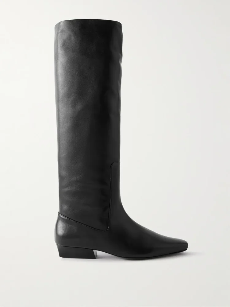 wally leather knee boots