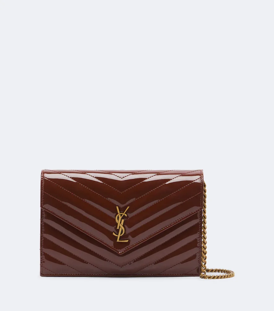 Cassandre matelassé leather wallet on chain