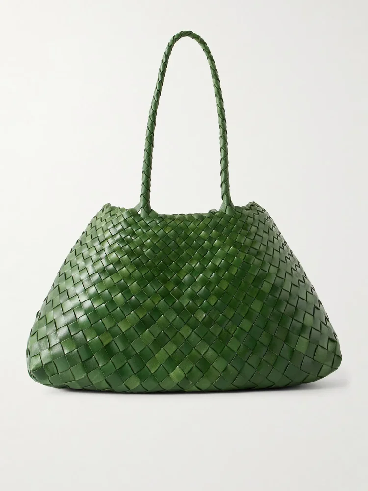 Santa Croce Big woven leather tote