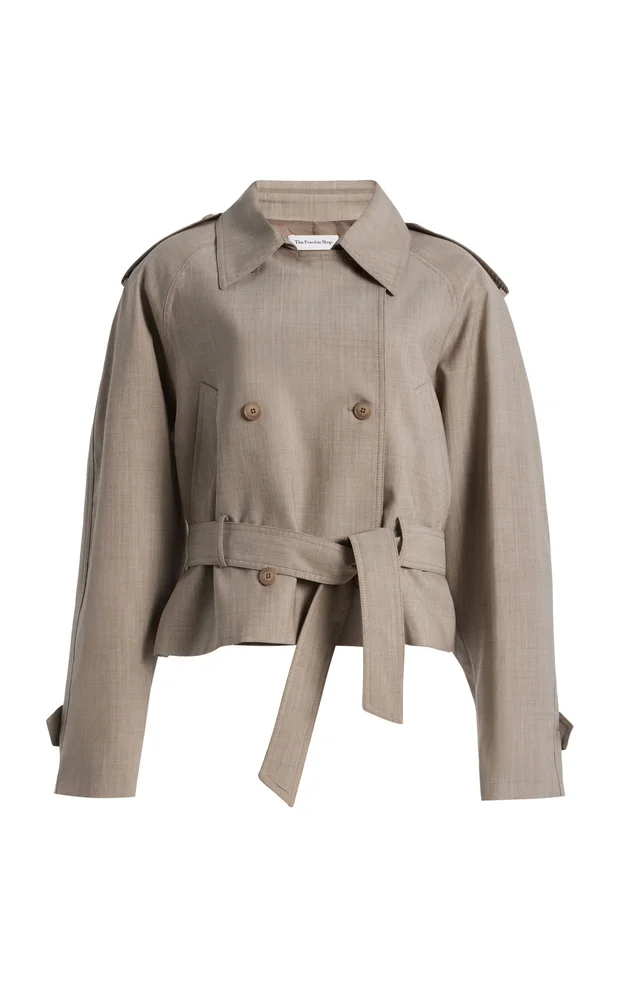 Stan Cropped Trench Coat