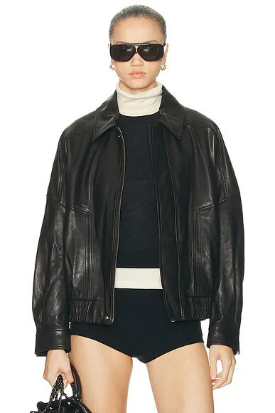 Dalma Relaxed Leather Jacket