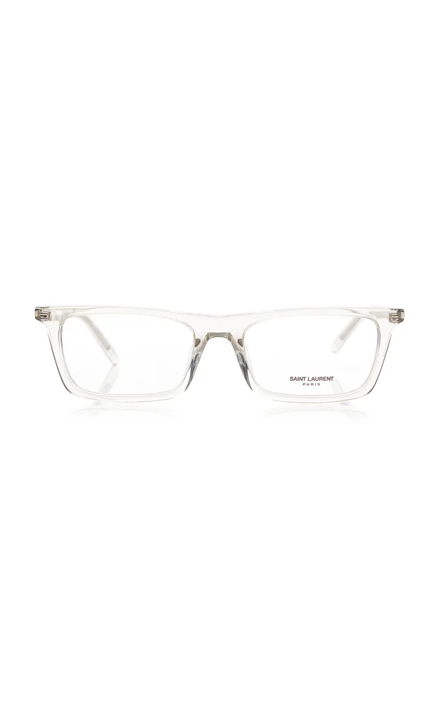 Betty Thin Square-Frame Acetate Glasses