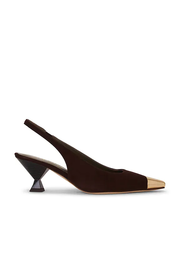 Penelope Suede Slingback Pump