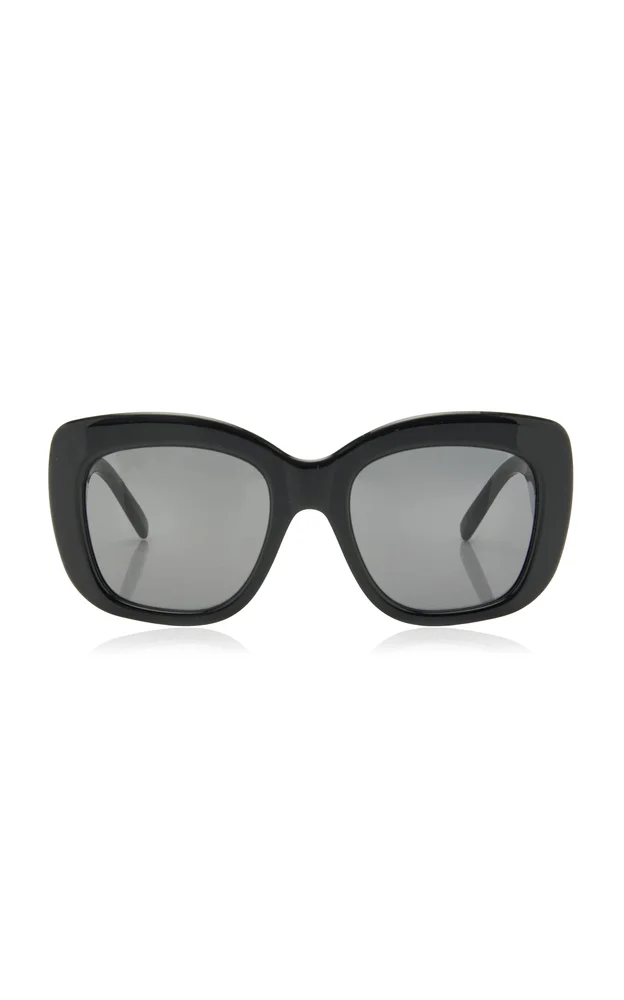 Bold Square-Frame Acetate Sunglasses