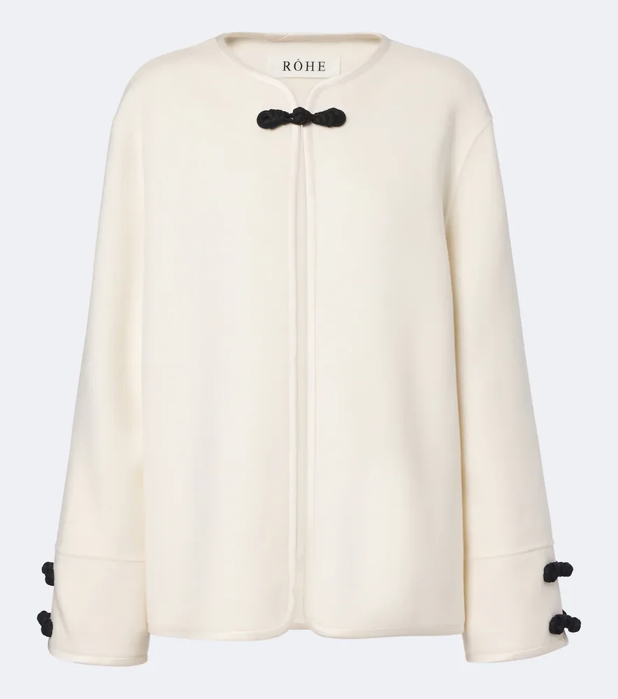 Wool and cashmere jacket