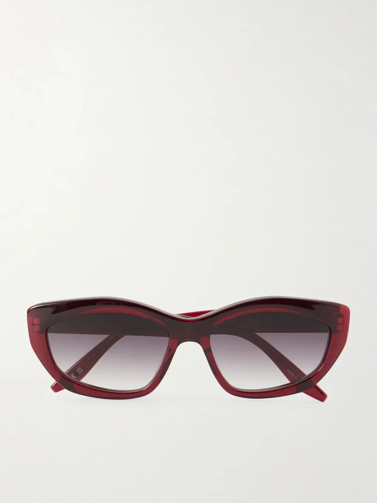 Bessie cat-eye acetate sunglasses