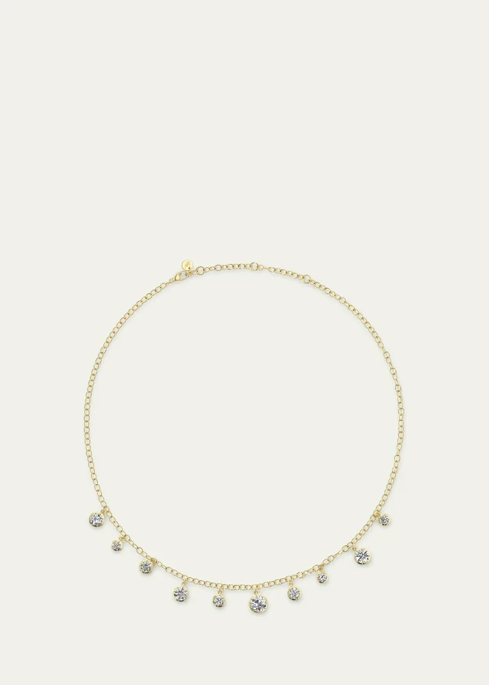 18K Desert Diamond Rose-Cut Necklace