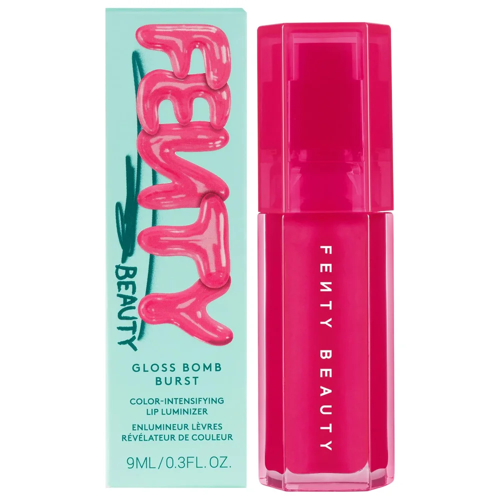 Gloss Bomb Burst Color-Intensifying Lip Tint Luminizer in Pink Blink