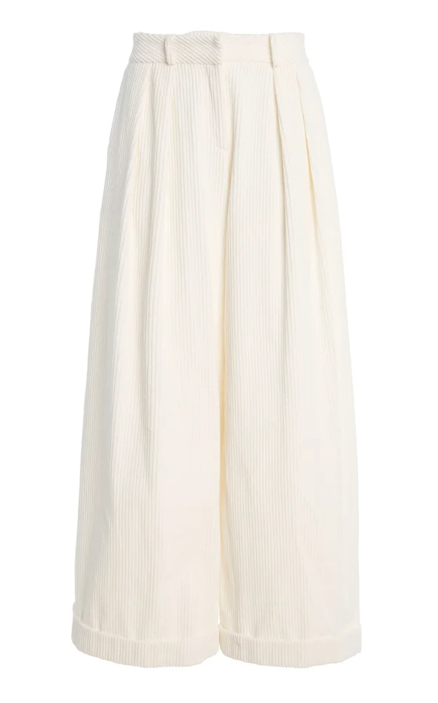 Mila Corduroy Wide-Leg Pants