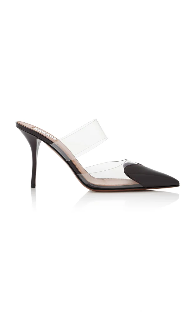 Le Cœur PVC, Leather Mules
