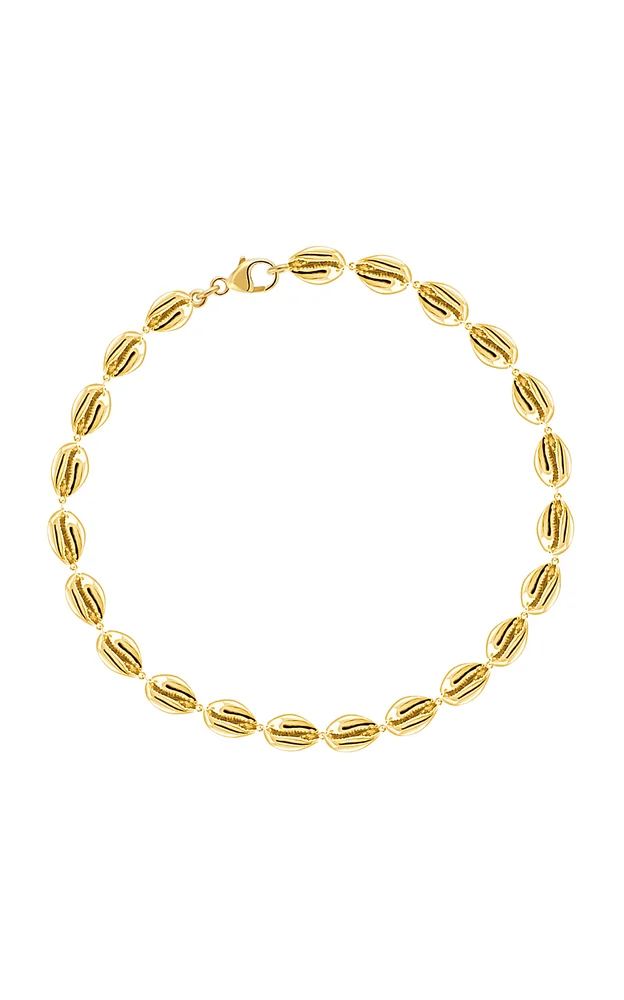 Le Cauri Endiamanté 18K Yellow Gold Tennis Bracelet