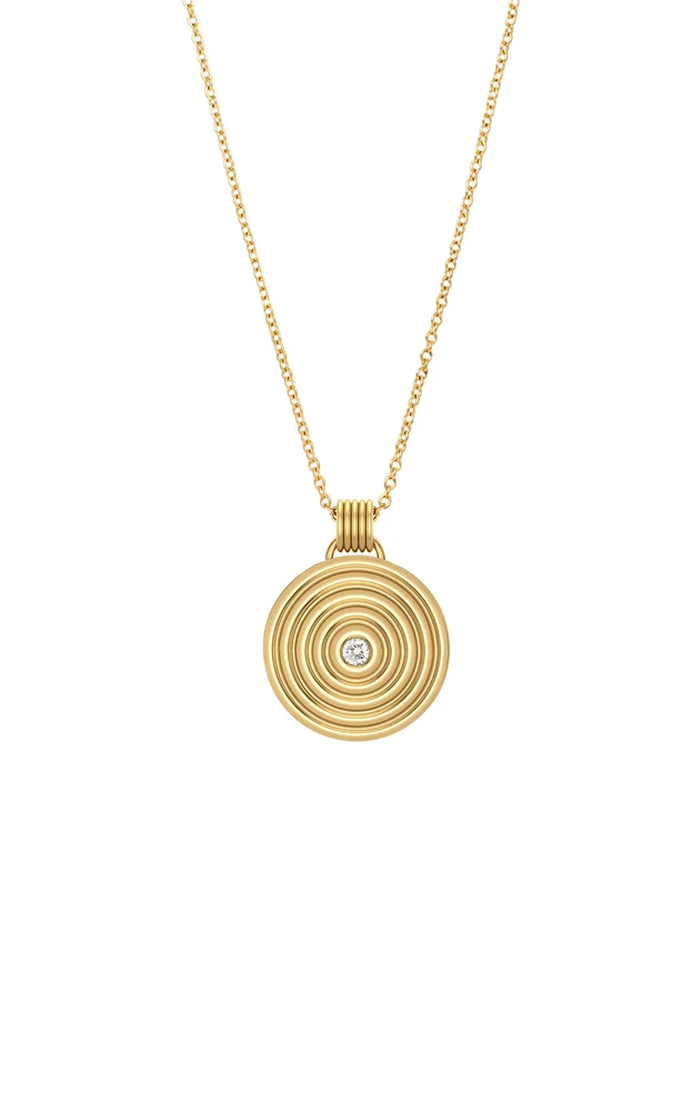 Universum 18K Yellow Gold Diamond Necklace