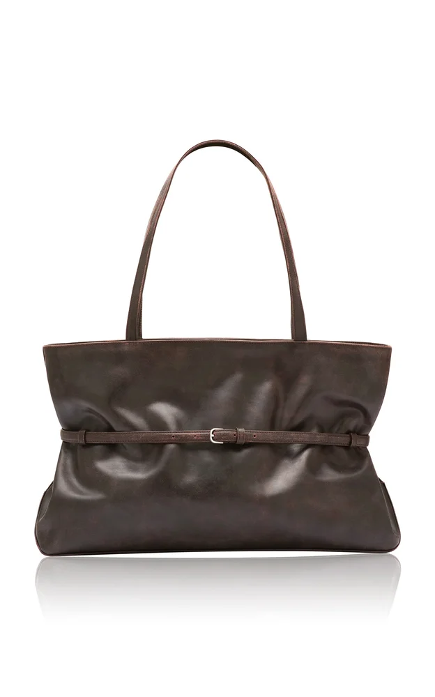 Belt Detail Carryall Tote