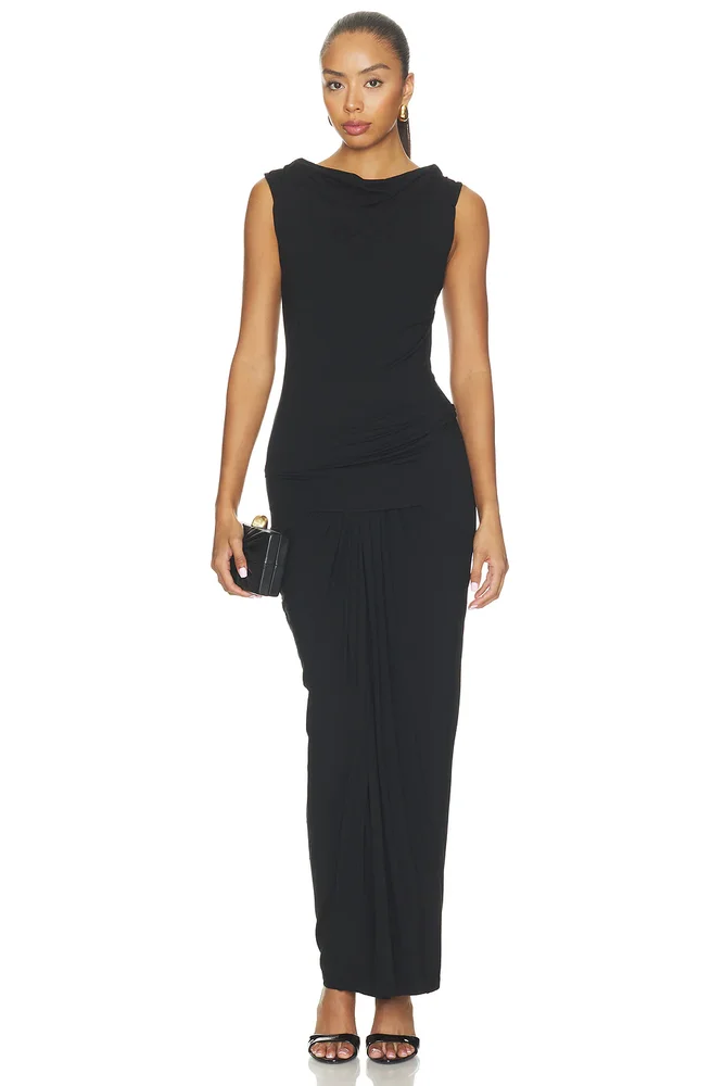Drape Maxi Dress