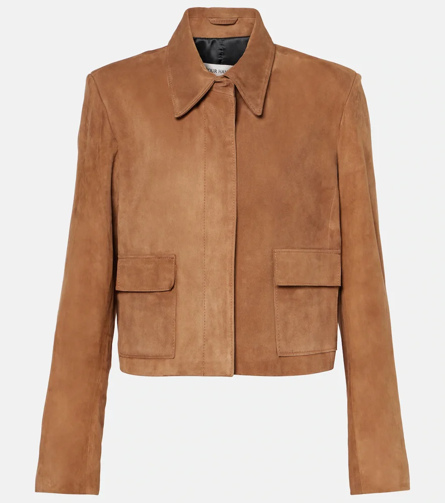 Bleeker Cropped Suede Jacket