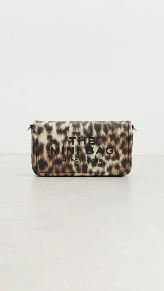 Leather Mini Bag In Leopard