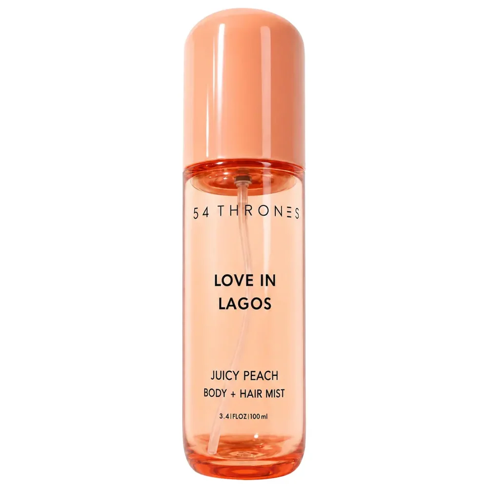 Love In Lagos Juicy Peach Body & Hair Perfume Mist Spray