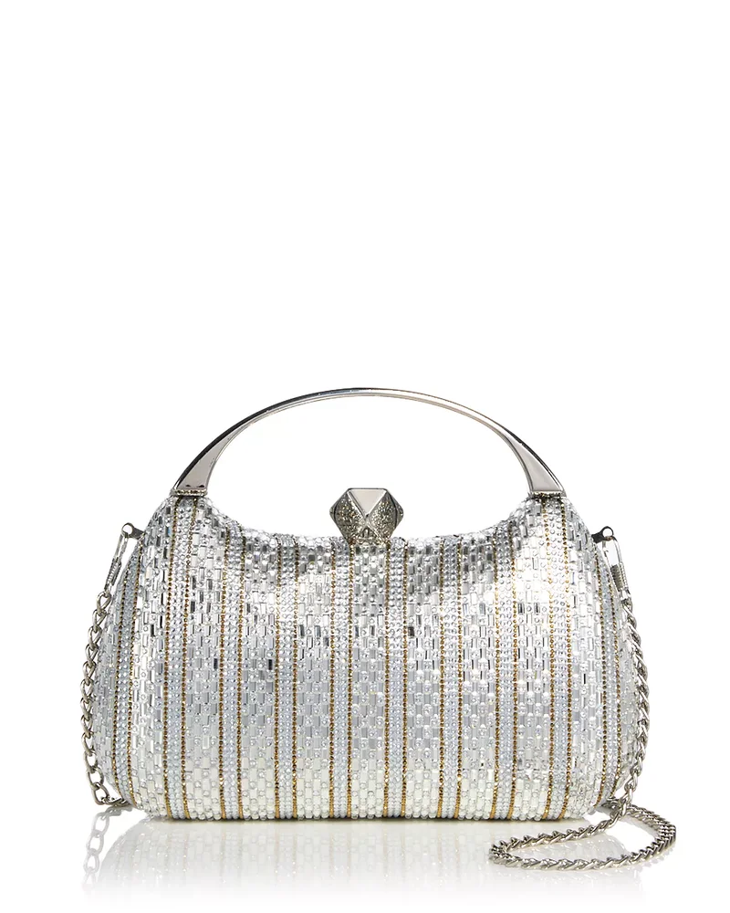 Crystal Minaudiere Clutch, Exclusive