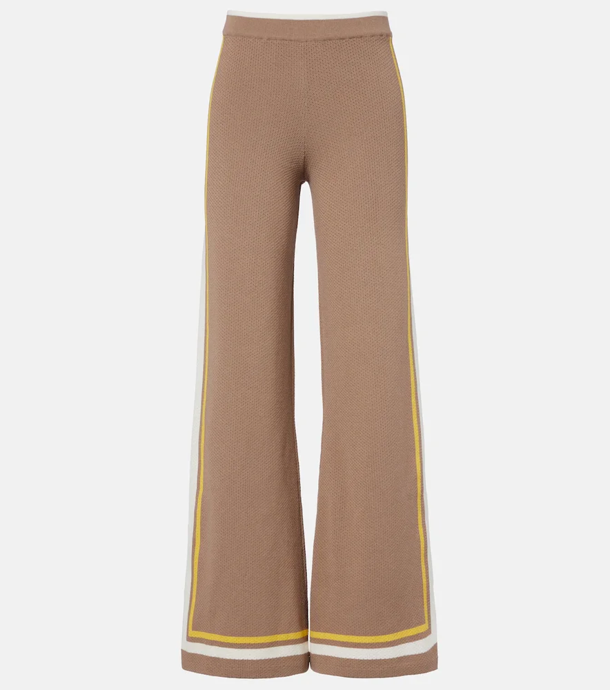 Veneto Kansas knitted wide-leg pants