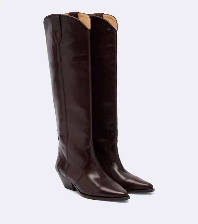 Denvee leather cowboy boots