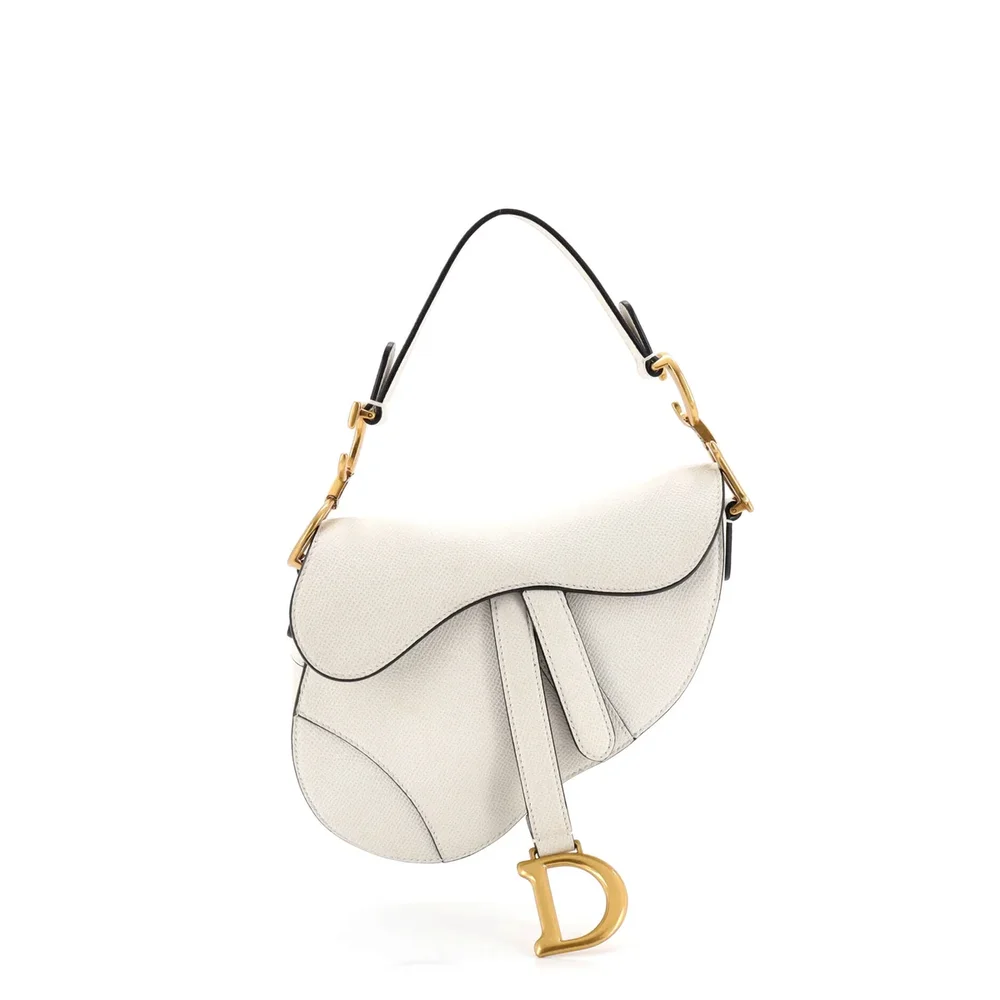 Dior Saddle Handbag Leather Mini, Brown