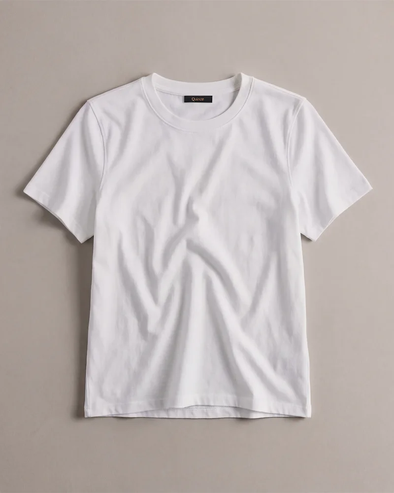 100% Organic Cotton Boxy Crewneck Tee