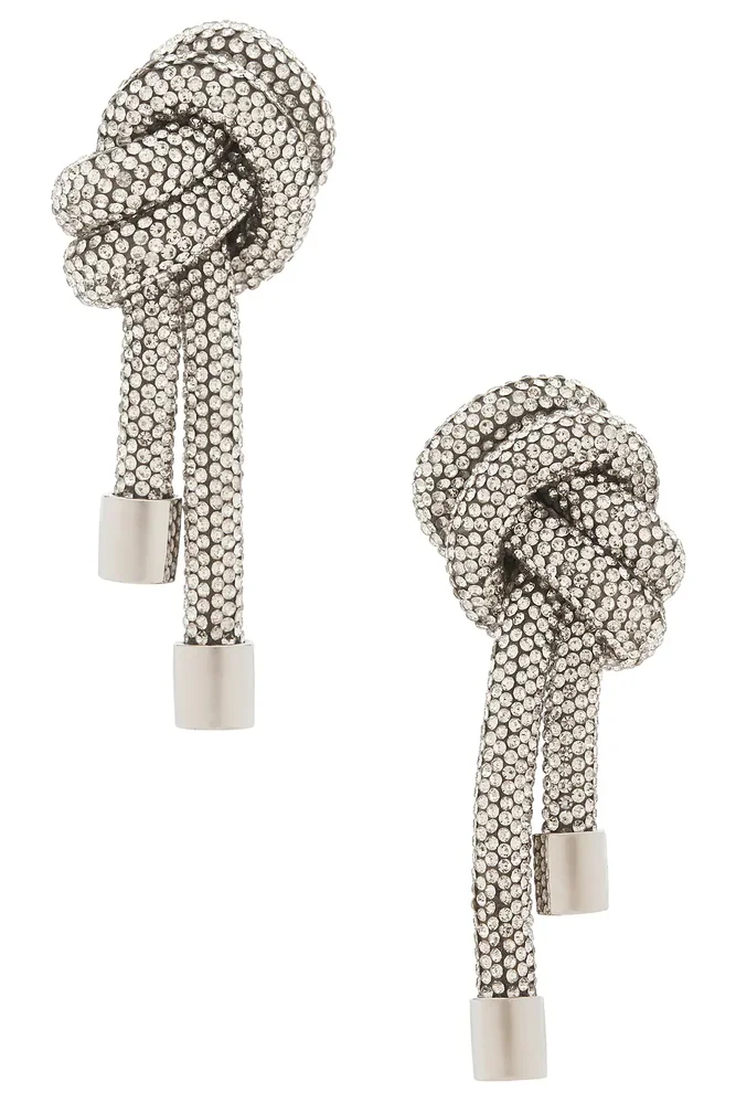 Crystal Knot Earrings