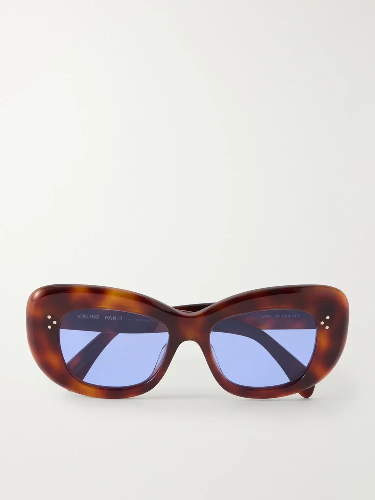 Diane round-frame acetate sunglasses