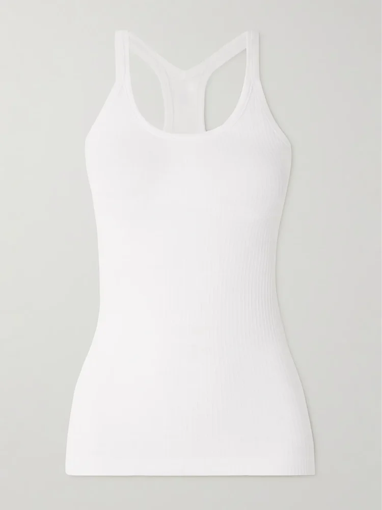 Yoga Ebb to Street ribbed stretch-jersey tank