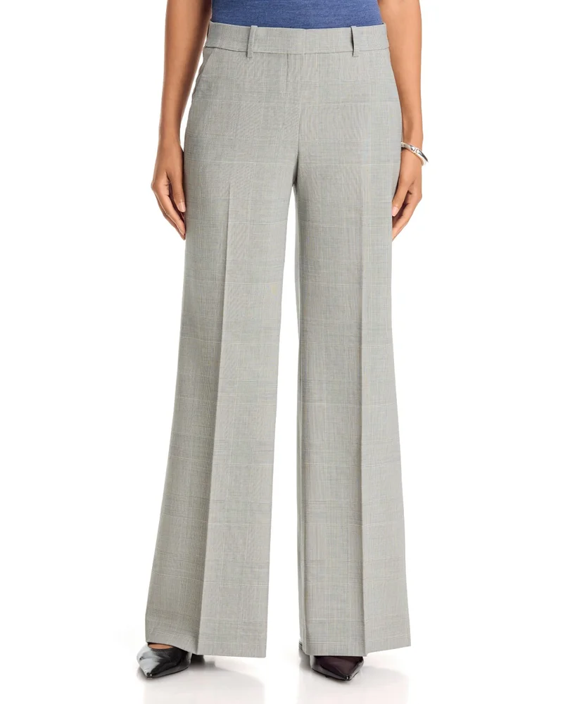 Wales Wool Blend Flare Pants
