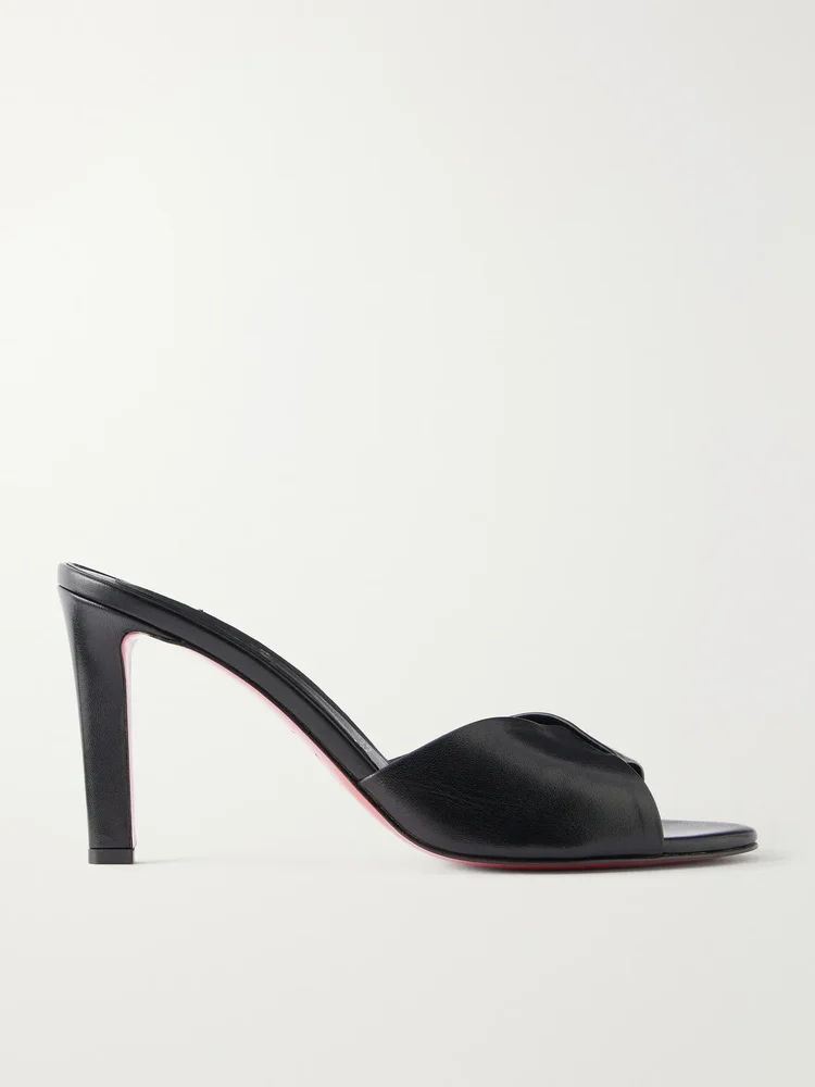 Fanny 85 leather mules