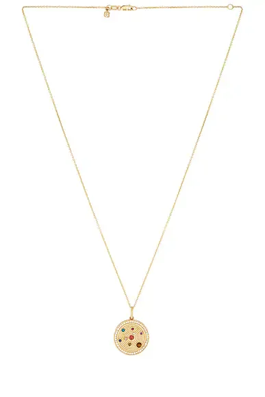 The Universe Coin Charm On Medium Tiffany Necklace