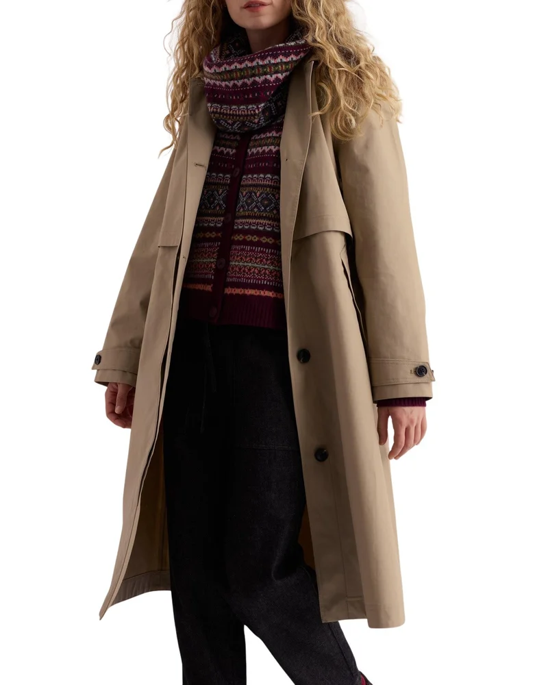 Sea Lights Waterproof Trench Coat