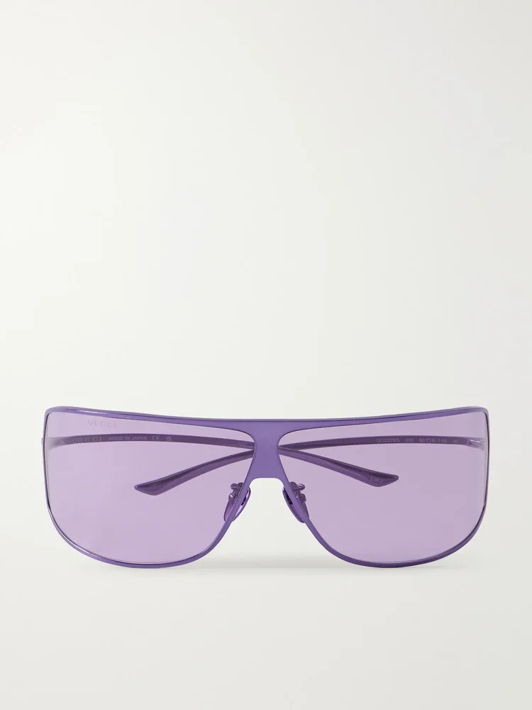 D-frame metal sunglasses