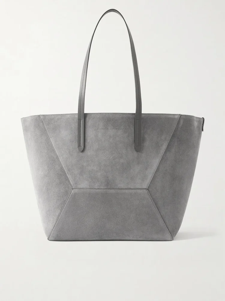 Maxi suede tote