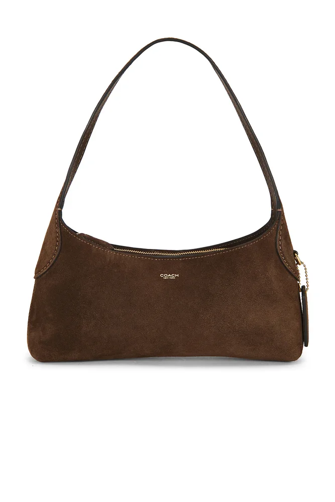 Suede Brooklyn Shoulder Bag 26