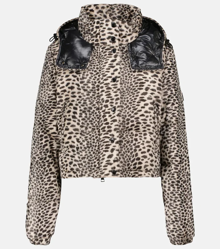 Avoine printed cropped down jacket