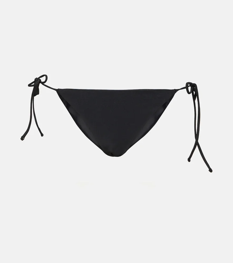 Ties low-rise bikini bottoms