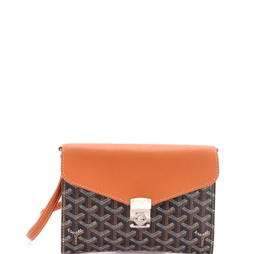 Chypre Wallet on Strap, Brown