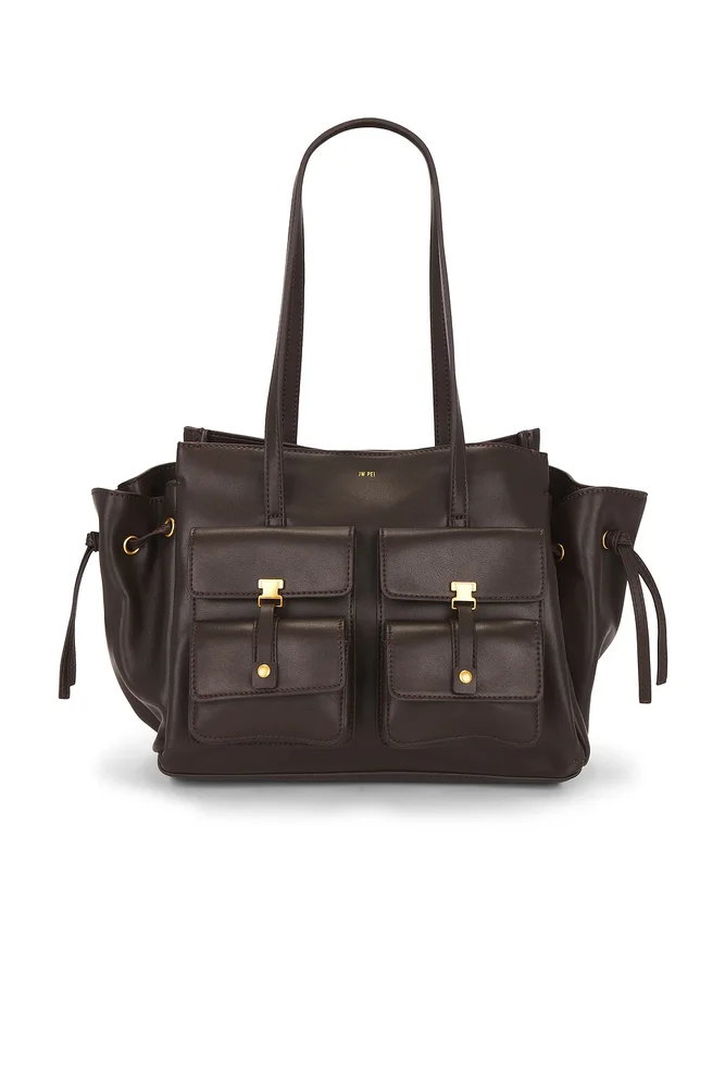 Candy Heart Stripe Quilted Tote