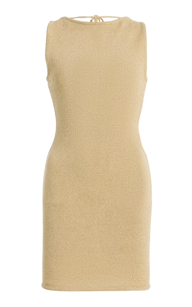 Exclusive La Isla Lurex Knit Mini Dress