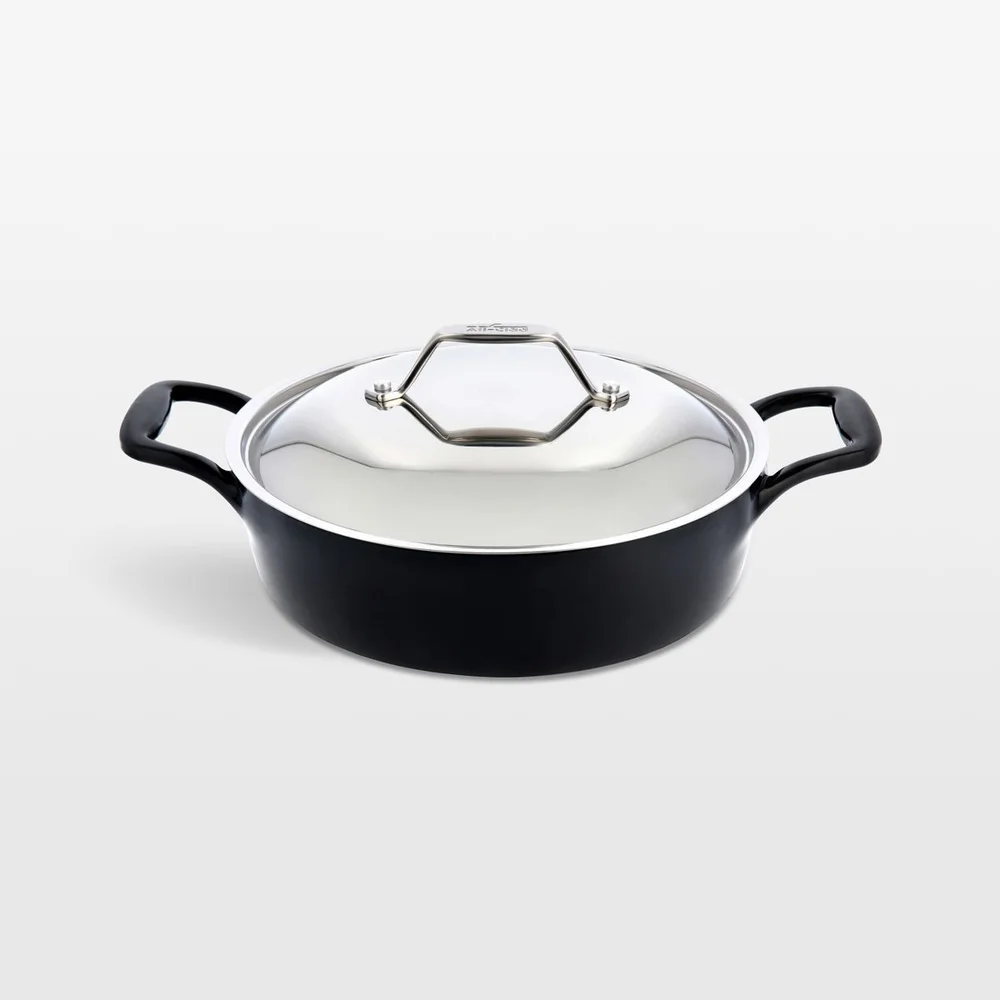 Enameled Cast Iron 4-Qt. Braiser with Lid