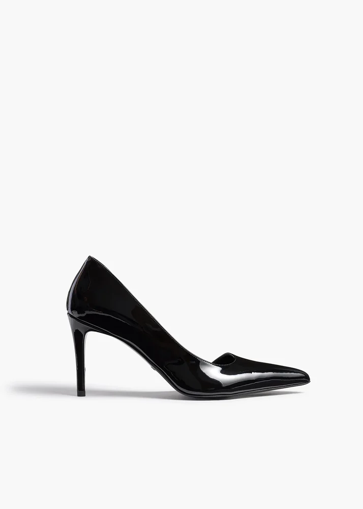 Jett D'Orsay Pump in Black Patent Leather
