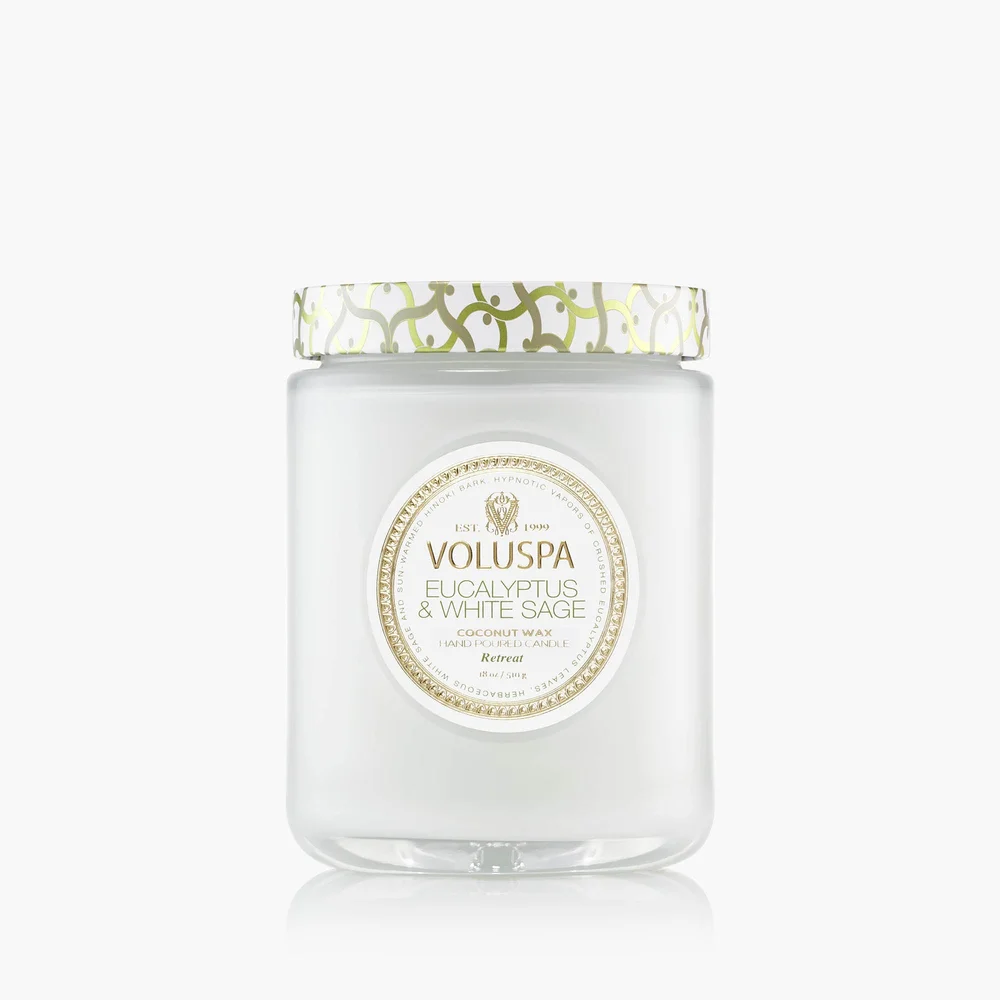 Eucalyptus & White Sage Large Jar Candle