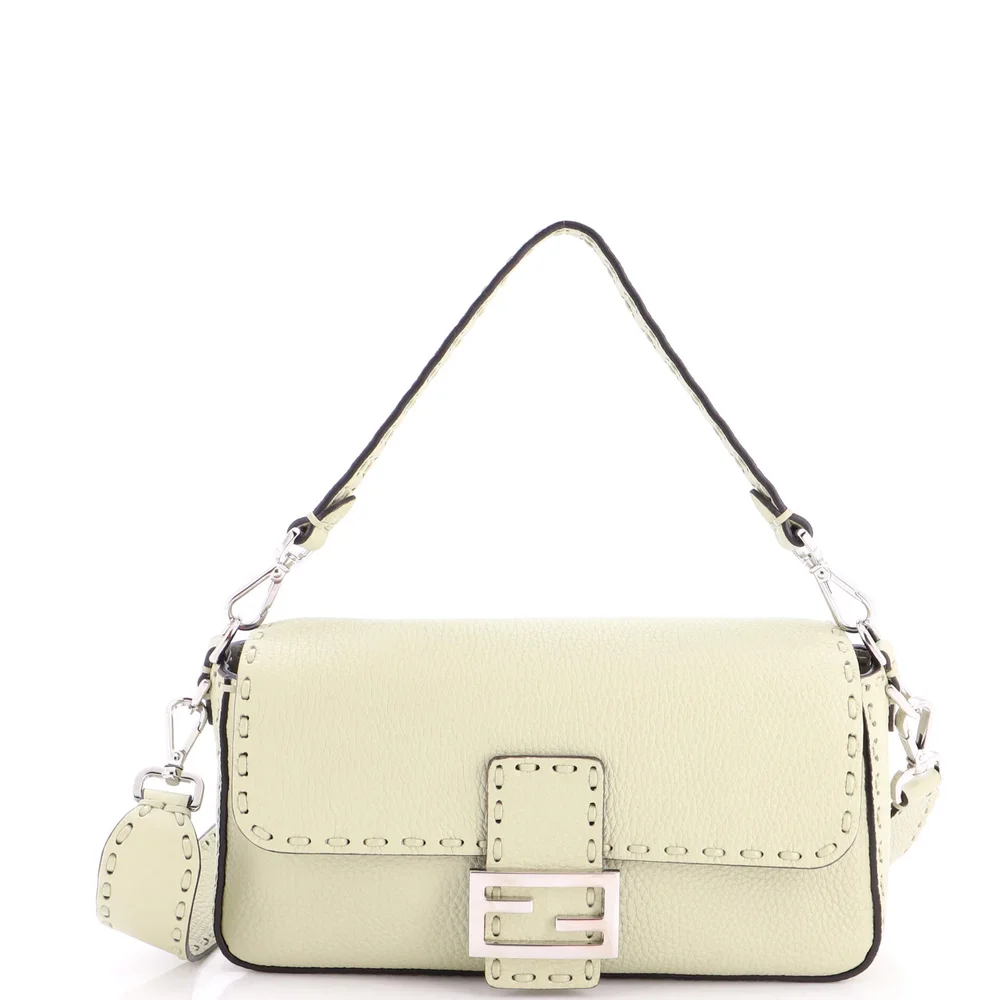 Pre-Owned Selleria Leather Baguette NM Medium