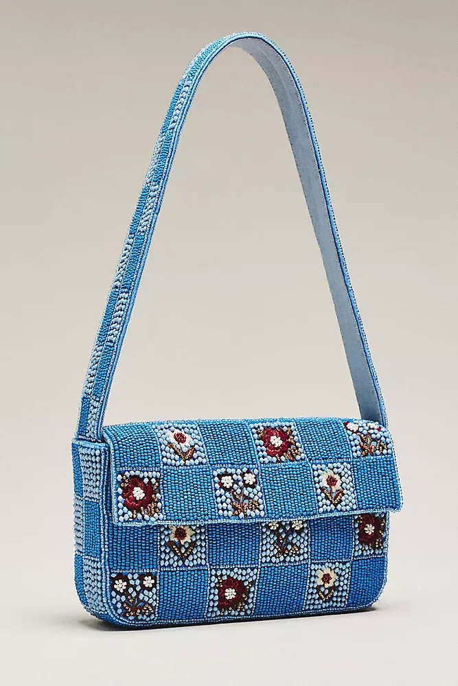 anthropologie Fiona Beaded Bag: Floral Edition