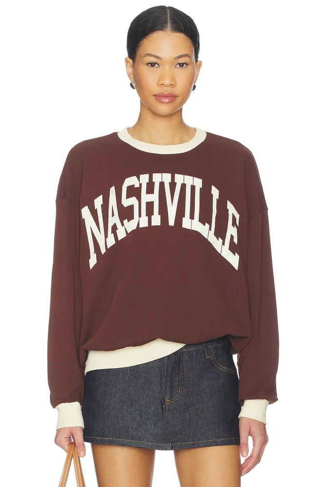 x REVOLVE Nashville Colorblock Oversized Sweatshirt