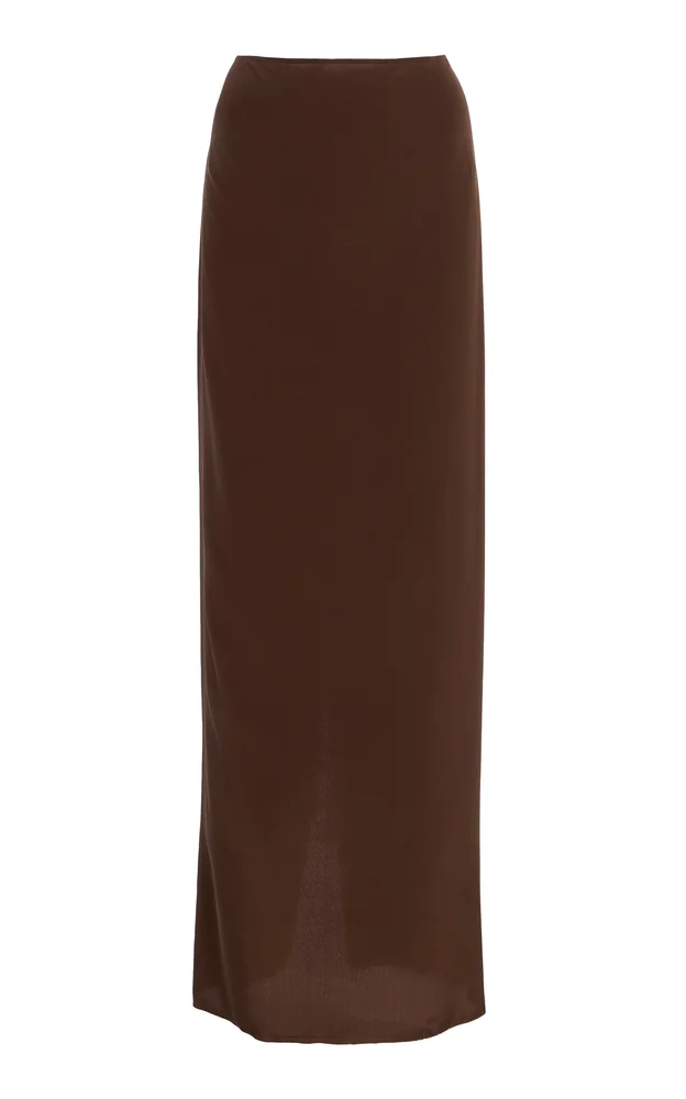 Exclusive Silk Maxi Skirt