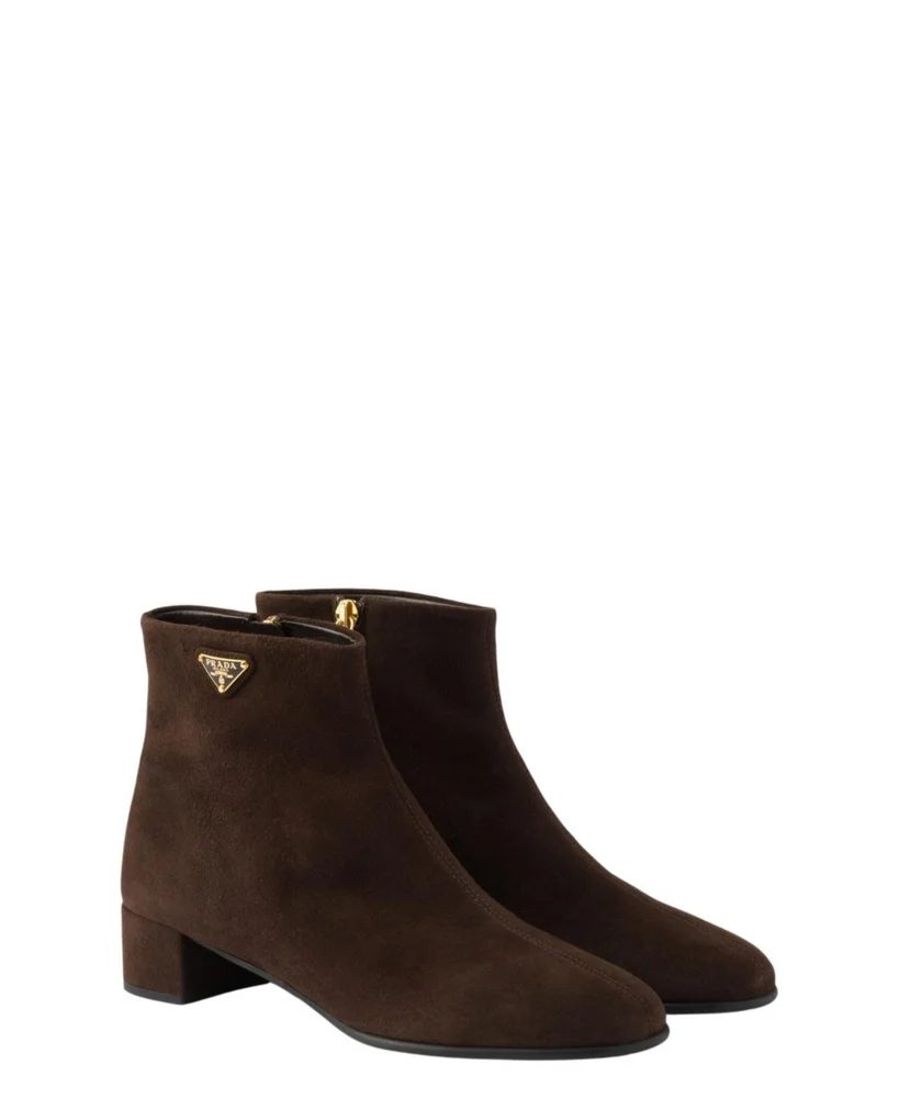 Suede Booties